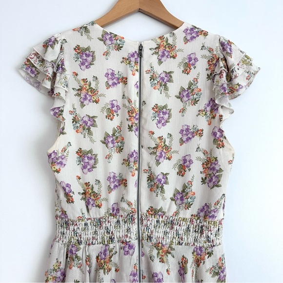 Alice + Olivia Floral Romper Dress - Picture 10 of 14